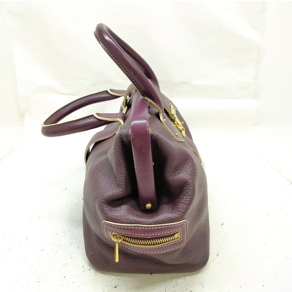 Louis Vuitton Purple and Gold Tote with Structured Design - Picture 3 of 10